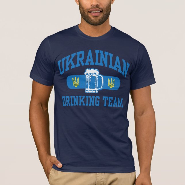 Camiseta Equipo de bebidas de Ucrania (Anverso)