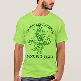 Camiseta Equipo de Bebidas de Zombie Leprechaun