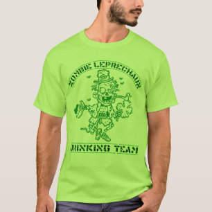 Camiseta Equipo de Bebidas de Zombie Leprechaun