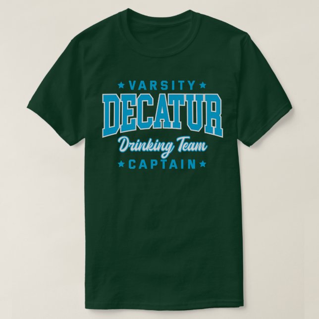 Camiseta Equipo de bebidas Decatur Capitán Georgia Craft Be (Diseño del anverso)