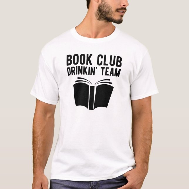 Camiseta Equipo de bebidas del club de libros (Anverso)