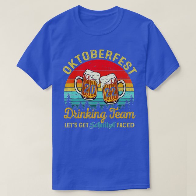 Camiseta Equipo de bebidas del Oktoberfest 2022 Vamos a con (Diseño del anverso)