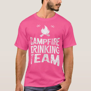 Camiseta Equipo de bebidas Famoso Camping Lover Regalo