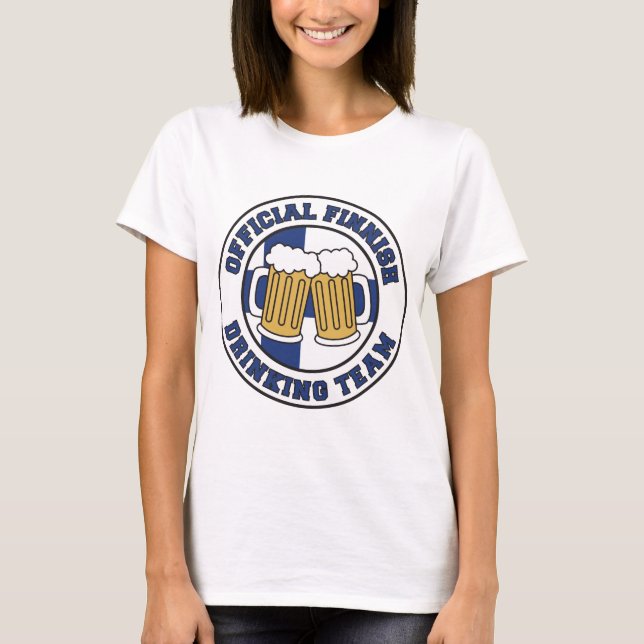 Camiseta Equipo de bebidas finlandés oficial (Anverso)