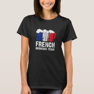 Camiseta Equipo de bebidas francés France Zip