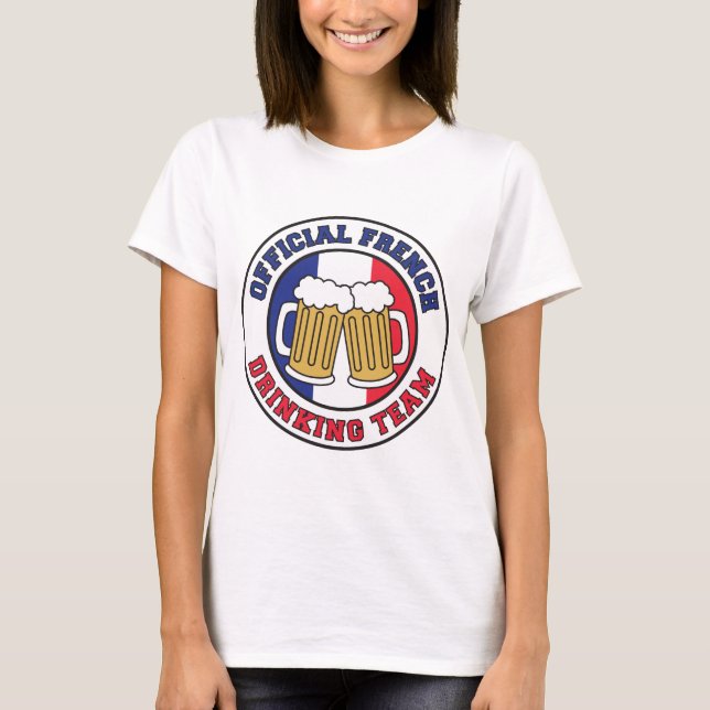 Camiseta Equipo de bebidas francés oficial (Anverso)