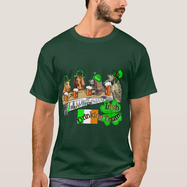 Camiseta Equipo de bebidas irlandés (Anverso)