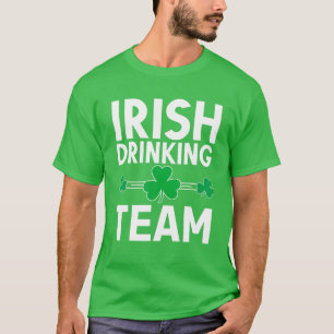 Camiseta Equipo de bebidas irlandés St Patricks Day Funny S