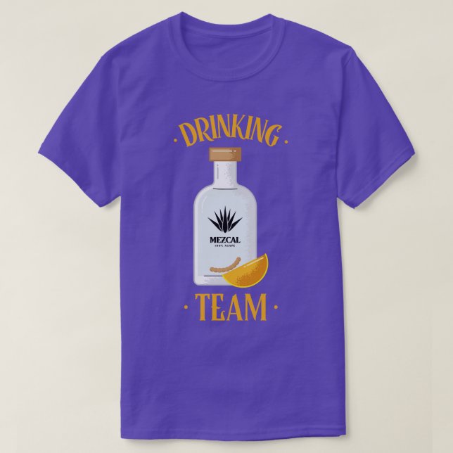 Camiseta Equipo de Bebidas Mezcal Tequila (Diseño del anverso)