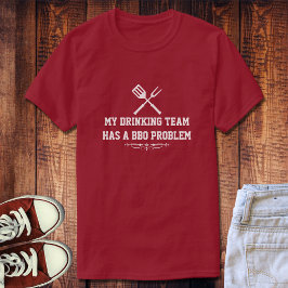 Camiseta Equipo de bebidas ・ Problema de barbacoa