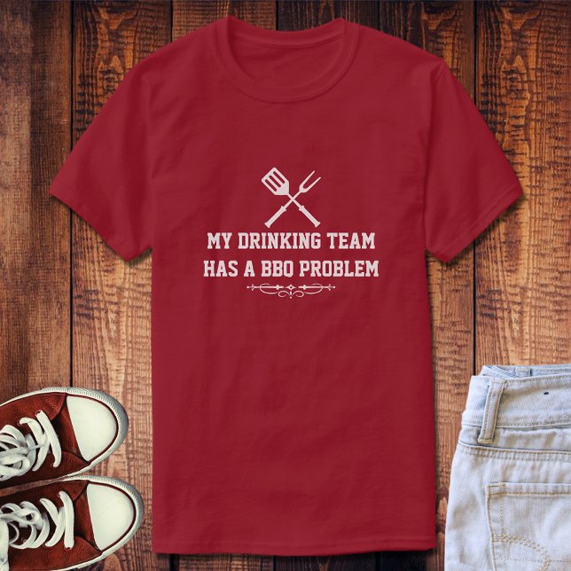 Camiseta Equipo de bebidas ・ Problema de barbacoa (Subido por el creador)