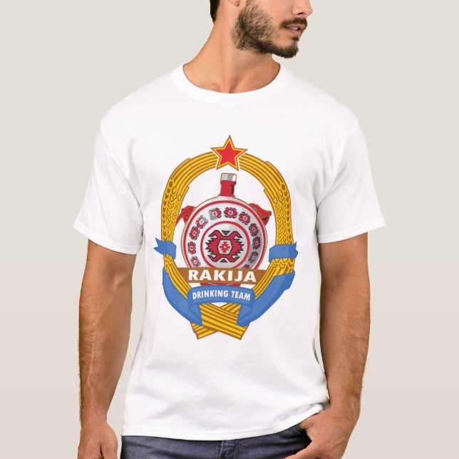 Camiseta Equipo de bebidas Rakija (Anverso)