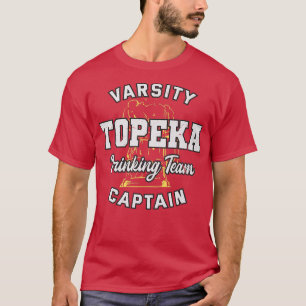 Camiseta Equipo de Bebidas Topeka Capitán Kansas Beer Lover