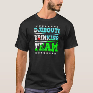 Camiseta Equipo de bebidas Yibuti Bandera Bebida