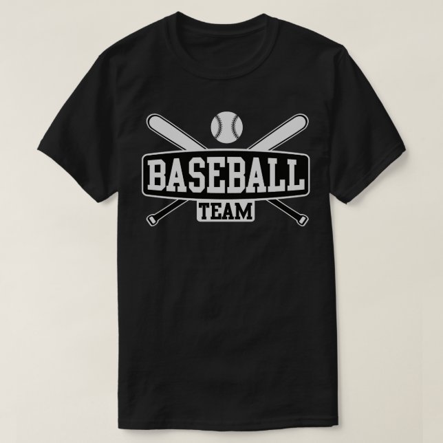 Camiseta Equipo de béisbol (Diseño del anverso)