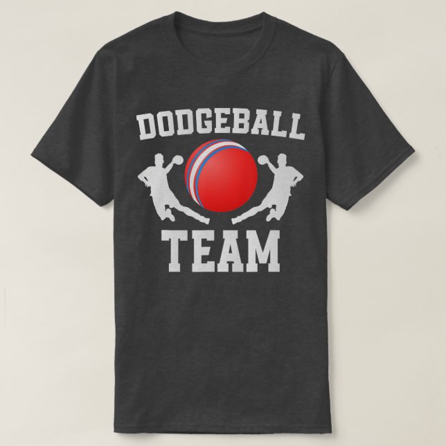 Camiseta Equipo de béisbol Apparel Dodge Ball Player TShirt (Diseño del anverso)