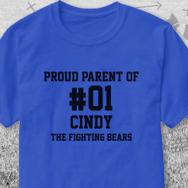 Camiseta Equipo de béisbol azul negro