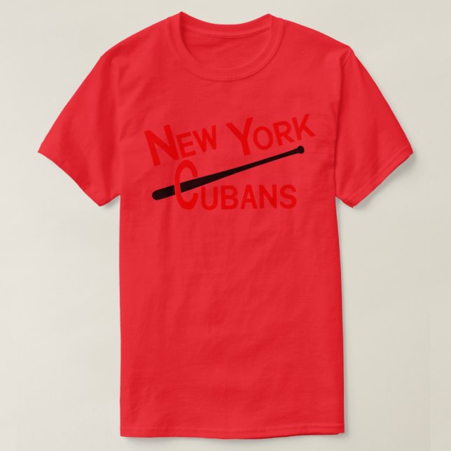 Camiseta Equipo de Béisbol Cubano de Nueva York (Diseño del anverso)