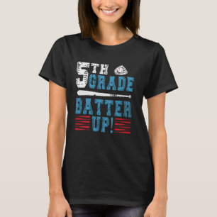 Camiseta Equipo de béisbol de 5to grado de vuelta a la escu