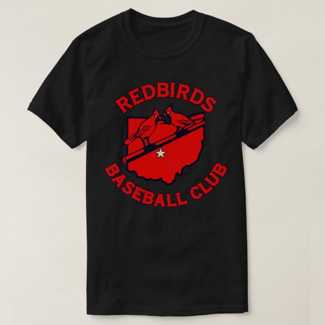 Camiseta Equipo De Béisbol De Columbus Redbirds Derrotado (Diseño del anverso)