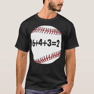 Camiseta Equipo de béisbol de doble juego 6 4 3 2 Béisbol