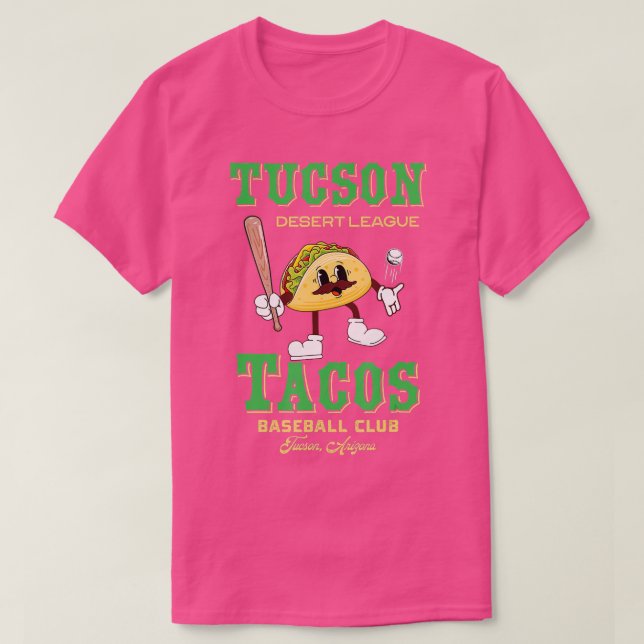 Camiseta Equipo de béisbol de la Liga Retro Menor de Tacos  (Diseño del anverso)