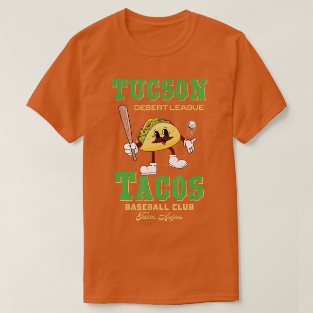 Camiseta equipo de béisbol de la Liga Retro Menor de ucson  (Diseño del anverso)