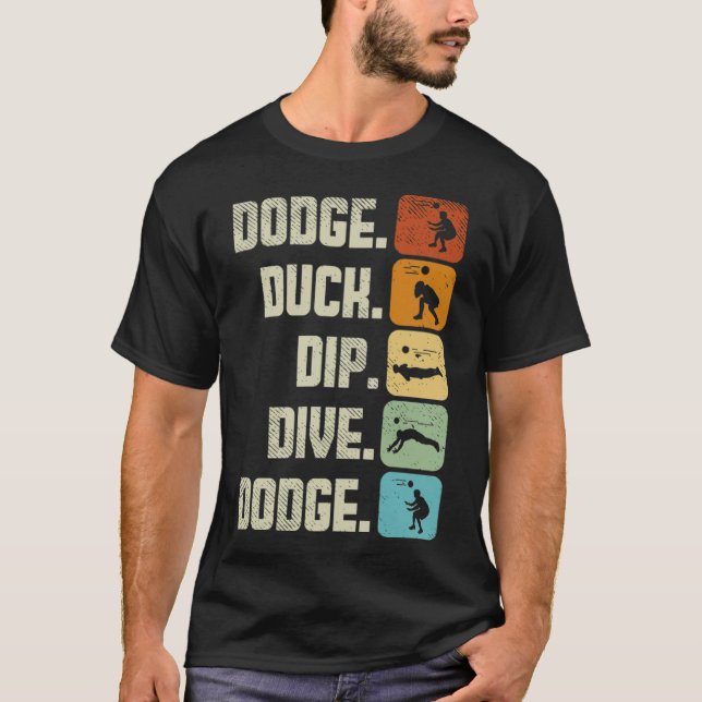 Camiseta Equipo de béisbol Deportivo Dodge Duck Dive Dodge  (Anverso)