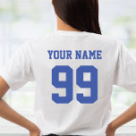 Camiseta Equipo de béisbol deportivo número de nombre delan<br><div class="desc">Equipo de béisbol deportivo nombre delantero número de camiseta</div>