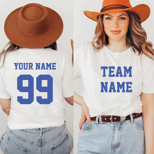 Camiseta Equipo de béisbol deportivo número de nombre delan