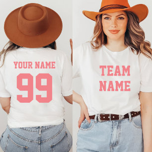 Camiseta Equipo de béisbol deportivo número de nombre delan