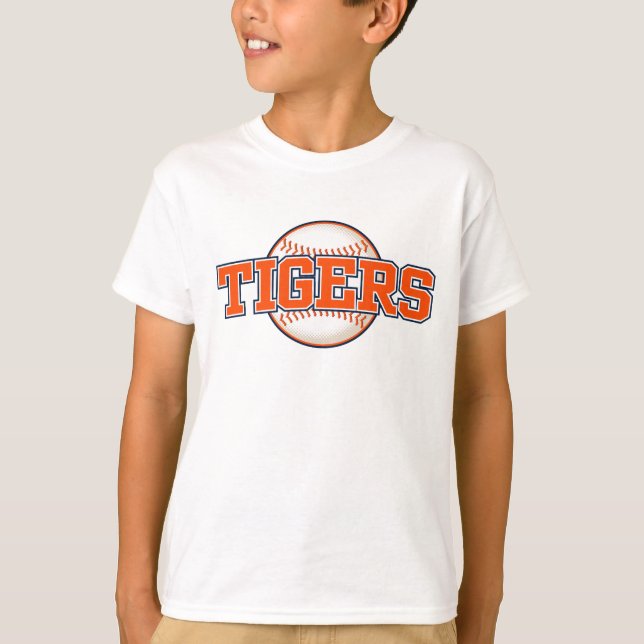 Camiseta Equipo de béisbol Detroit Tiger (Anverso)