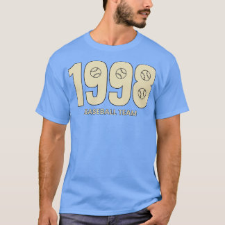 Camiseta equipo de béisbol est 1998 TShirt