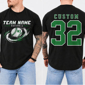 Camiseta Equipo de béisbol personalizado para el día del ju