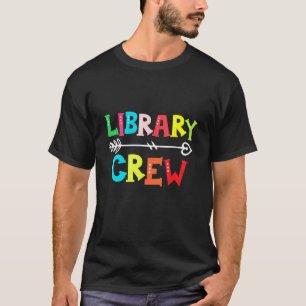 Camiseta Equipo De Biblioteca Estudiante Primer Día De La E