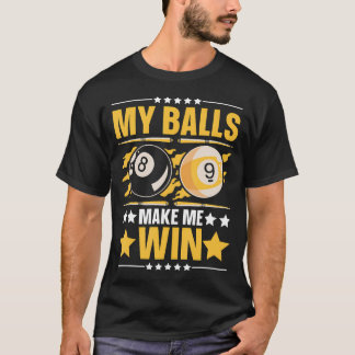 Camiseta Equipo de billar 8 Pool Billiard Player - B