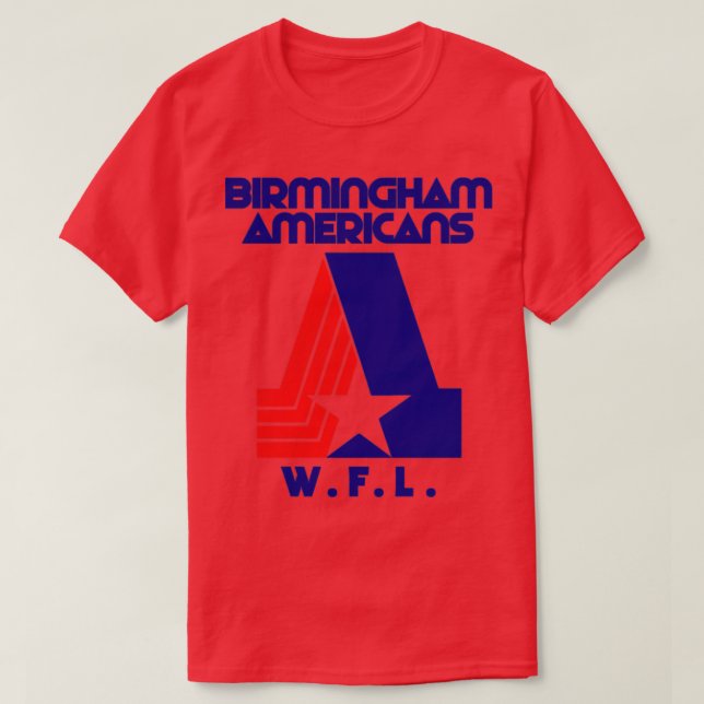Camiseta Equipo de Birmingham American derrotado TShirt 1 (Diseño del anverso)