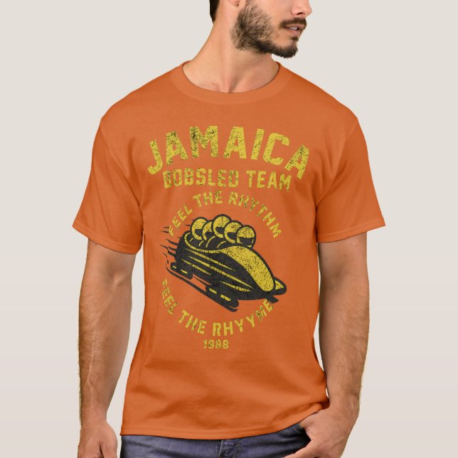Camiseta Equipo de Bobsled de Jamaica (Anverso)