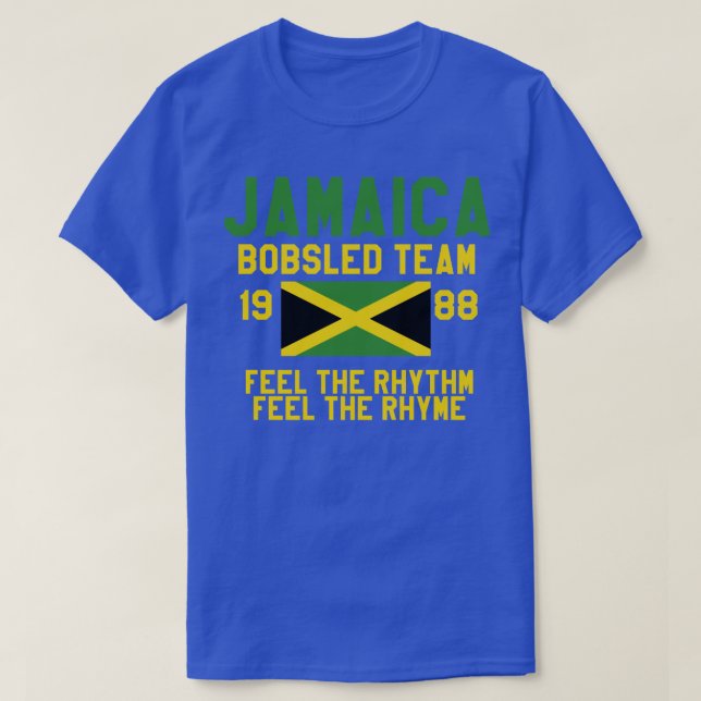 Camiseta Equipo de Bobsled de Jamaica (Diseño del anverso)