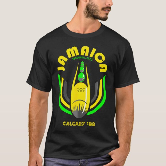 Camiseta Equipo de Bobsled de Jamaica 1988 (Anverso)