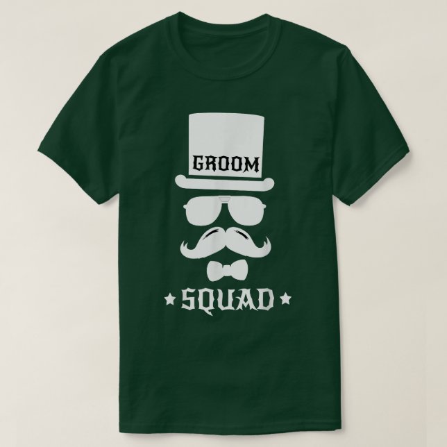 Camiseta Equipo de Boda de Groom Squad (Diseño del anverso)