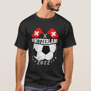 Camiseta Equipo De Bola De Fútbol De Suiza Para Hombres