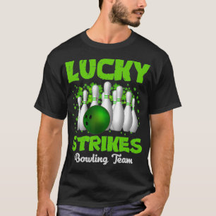 Camiseta Equipo de boliche de Lucky Strikes Feliz Día de Pa