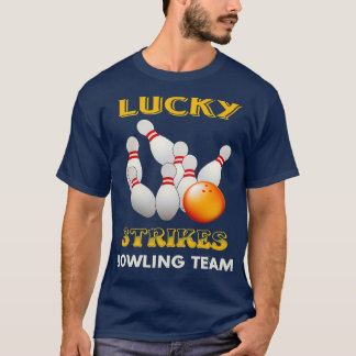 Camiseta Equipo de boliche de Lucky Strikes Retro Youth T