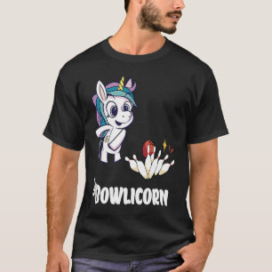 Camiseta Equipo de boliche Unicorn Bowling Pin Bowler Strik