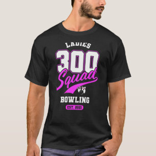 Camiseta Equipo de bolos 300 Squad Damas Liga 2021 Revés