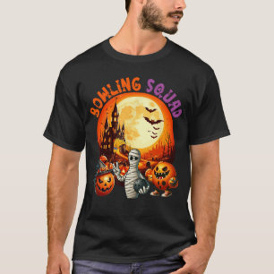 Camiseta Equipo de bolos de Halloween de terror como momia 