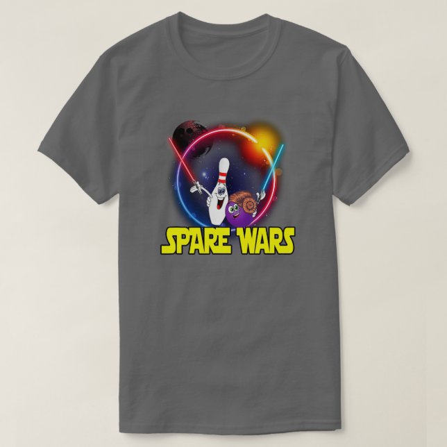 Camiseta Equipo de bolos de Spare Wars (Diseño del anverso)