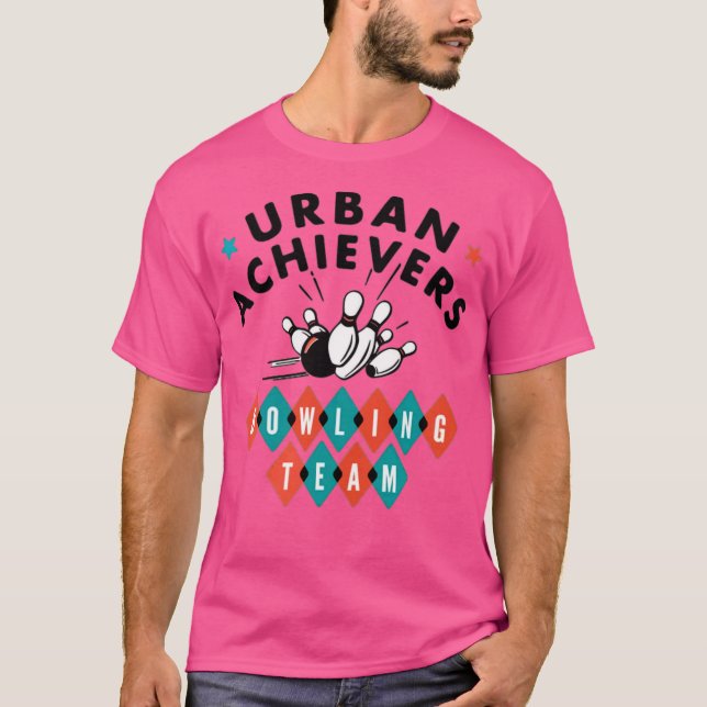 Camiseta Equipo de Bowling de los ganadores urbanos (Anverso)