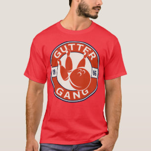 Camiseta Equipo de bowling sobre la banda de Gutter T